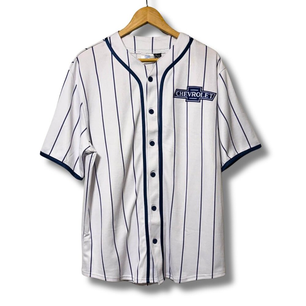 Official GM Chevrolet Super Service Baseball Jersey | NWT Chevy Shirt | Size M